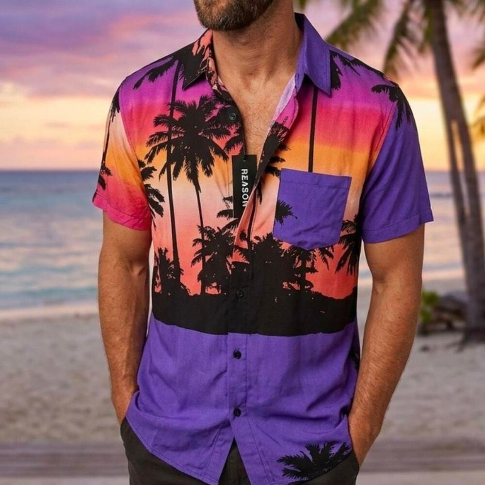 Reason Men's Multi Shirt